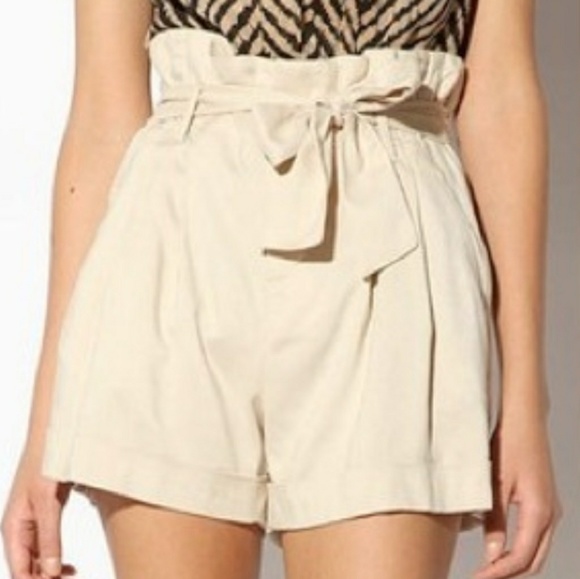 Sparkle & Fade Pants - Sparkle and Fade high wasted Paperbag shorts  sz 2